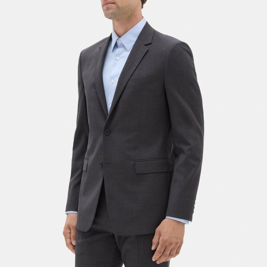 Men Theory Outlet | Slim-Fit Blazer In Sartorial Suiting Charcoal Heather