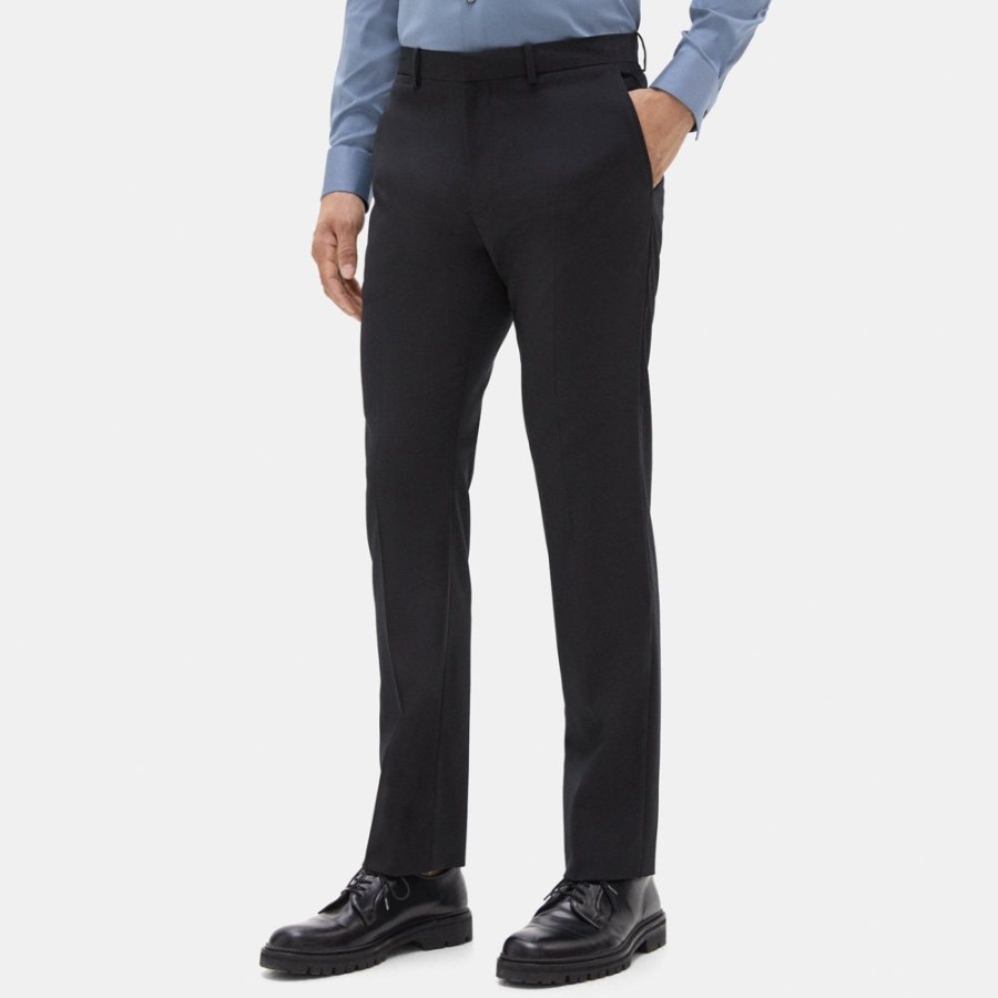 Men Theory Outlet | Straight-Fit Suit Pant In Sartorial Suiting Black