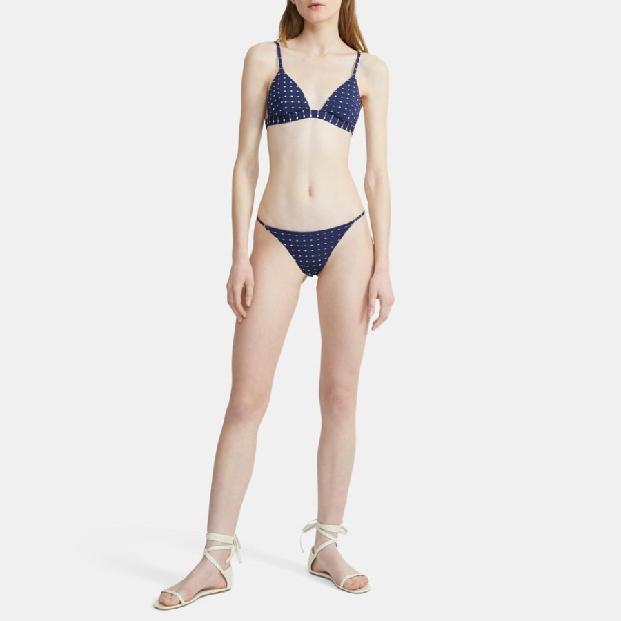 Women Theory Outlet | Onia X Theory Danni Bikini Top Swimstripe Dot