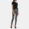 Women Theory Outlet | Skinny Legging In Houndstooth Ponte Multi