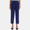 Women Theory Outlet | Pleated Pull-On Pant In Wool Flannel