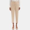 Women Theory Outlet | Slim Cropped Pant In Crepe