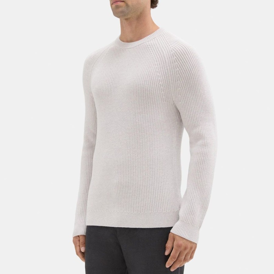 Men Theory Outlet | Crewneck Sweater In Merino Wool