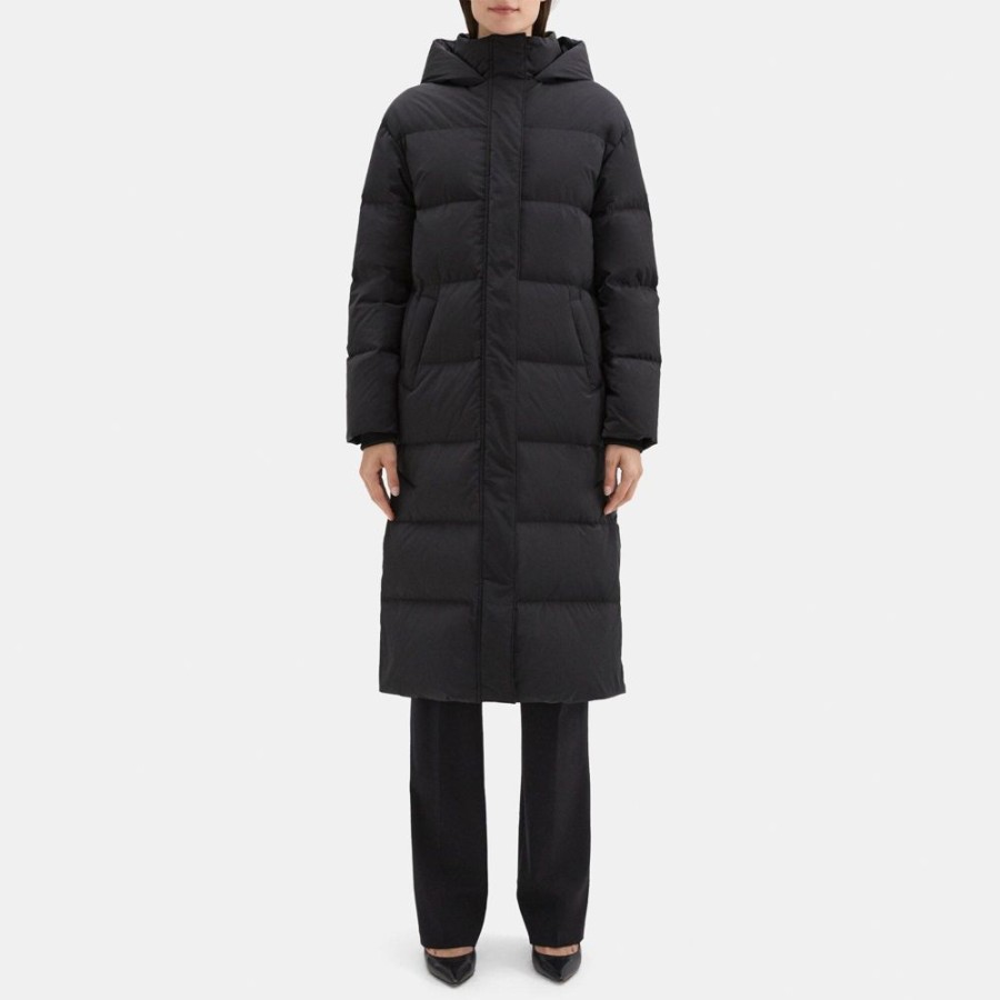 Women Theory Outlet | Puffer Coat In City Poly