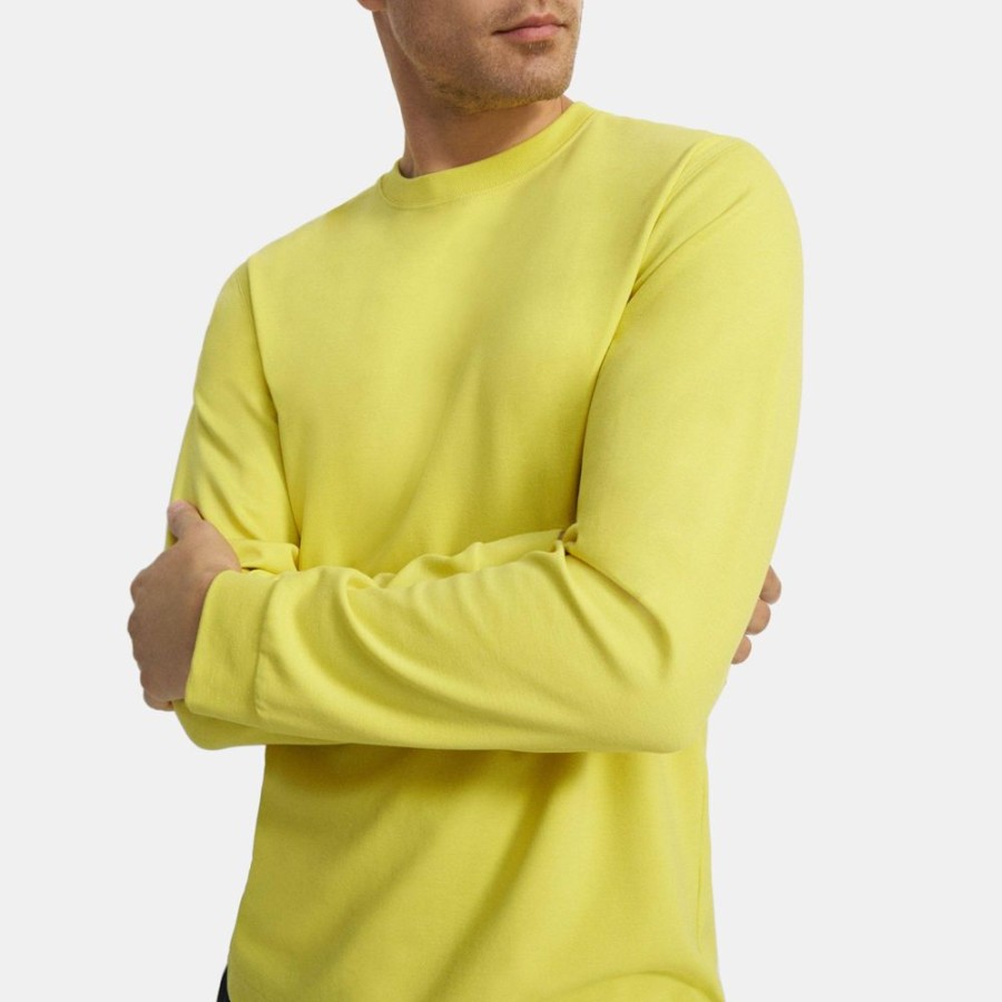 Men Theory Outlet | Long-Sleeve Tee In Stretch Jersey