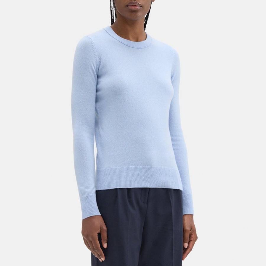 Women Theory Outlet | Crewneck Sweater In Cashmere Bayou