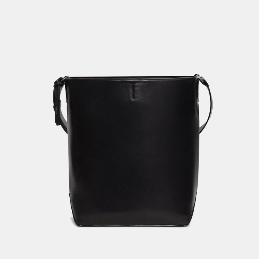 Women Theory Outlet | Sling Bag In Leather Black