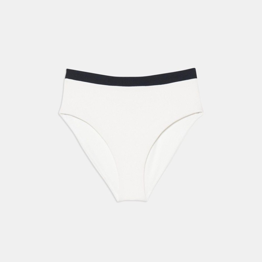 Women Theory Outlet | Theory X Onia Regina Bikini Bottom White/Black