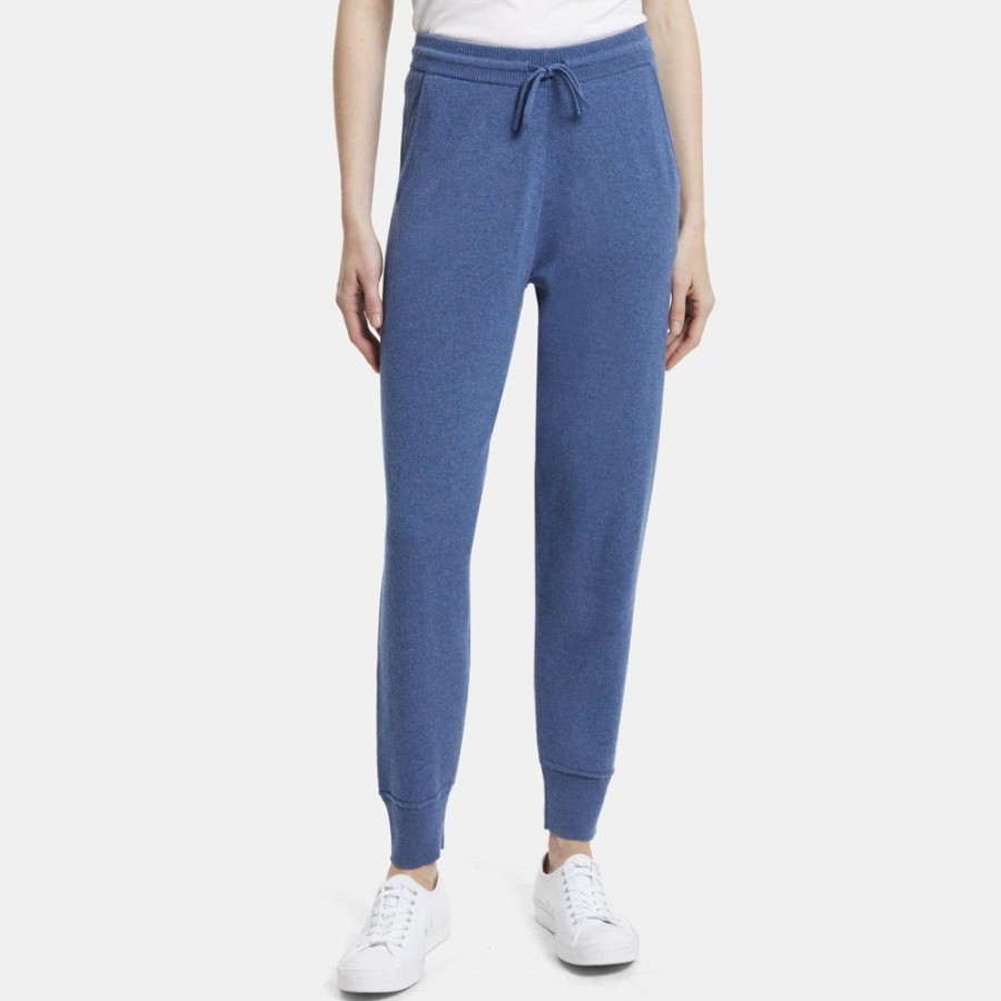 Women Theory Outlet | Jogger Pant In Cashmere Light Denim