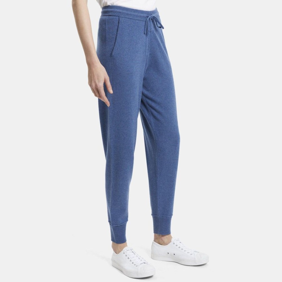 Women Theory Outlet | Jogger Pant In Cashmere Light Denim