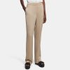 Women Theory Outlet | Straight Pull-On Pant In Crushed Satin Mesa