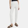 Women Theory Outlet | Yoke Legging In Stretch Cotton White