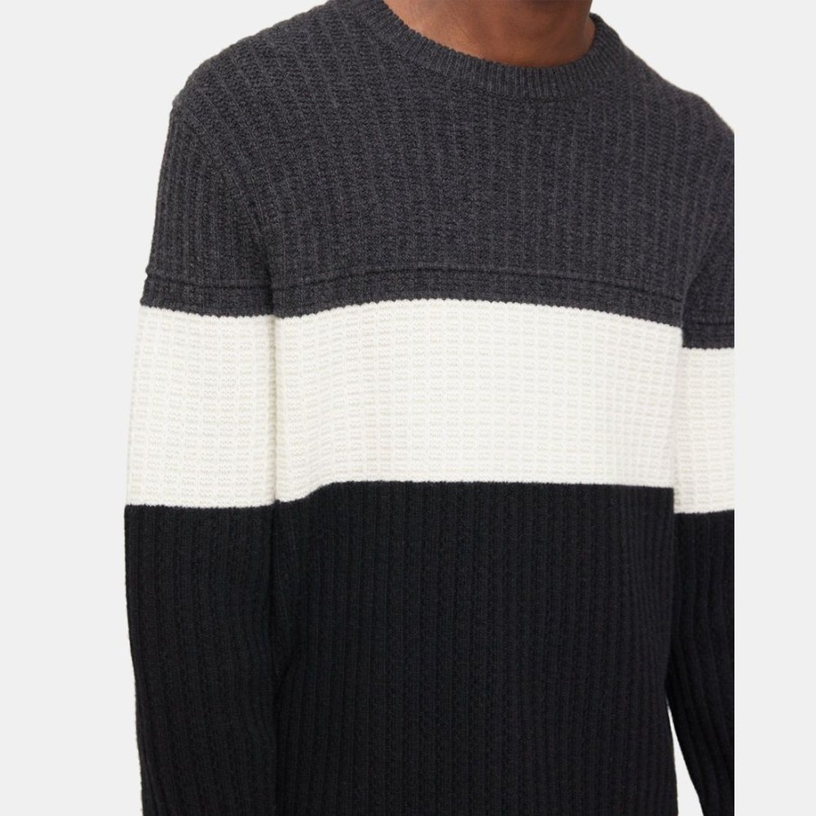 Men Theory Outlet | Crewneck Sweater In Wool-Cashmere Pestle Mel Multi