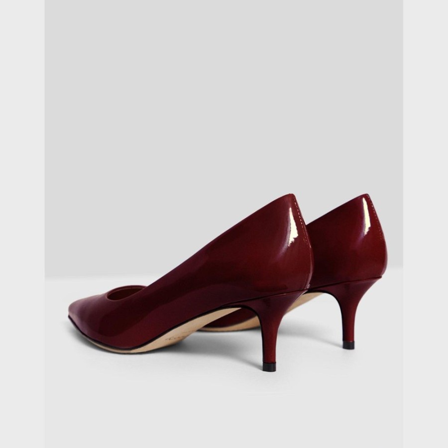 Women Theory Outlet | City 55 Pump In Patent Leather Garnet