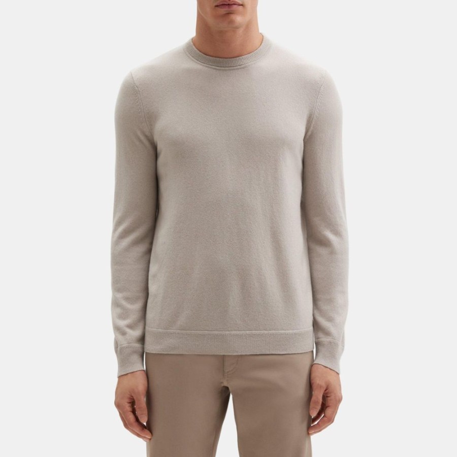 Men Theory Outlet | Crewneck Sweater In Cashmere Dove