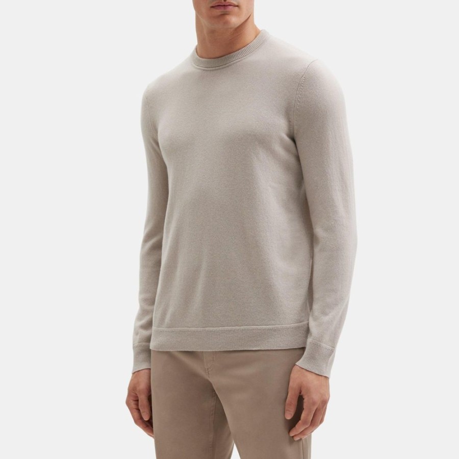 Men Theory Outlet | Crewneck Sweater In Cashmere Dove