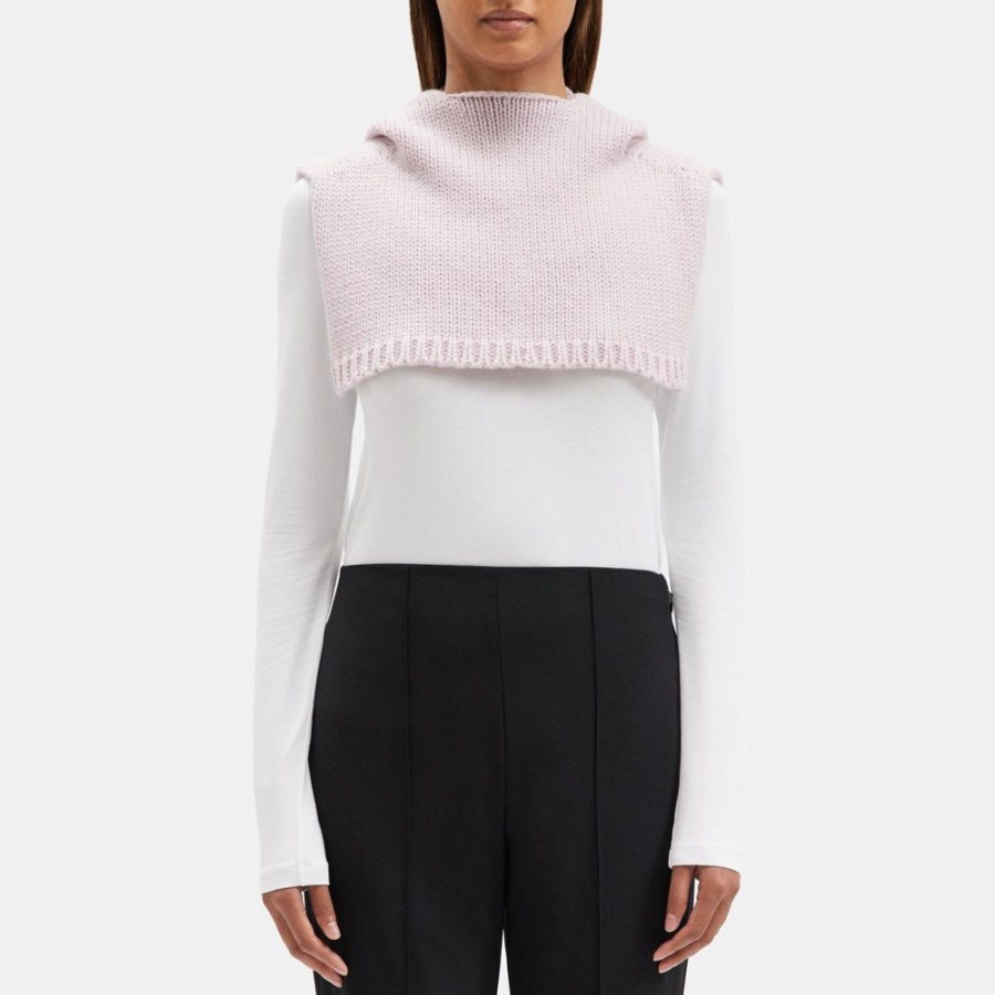 Women Theory Outlet | Snood In Wool-Cashmere Dried Petal