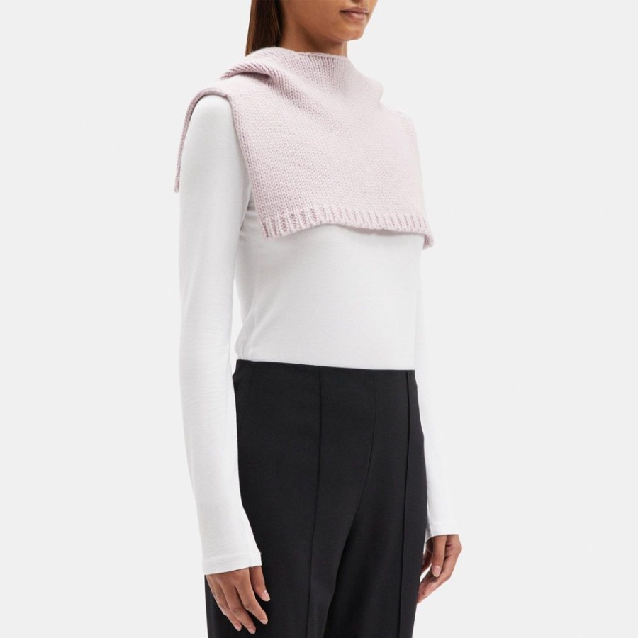 Women Theory Outlet | Snood In Wool-Cashmere Dried Petal