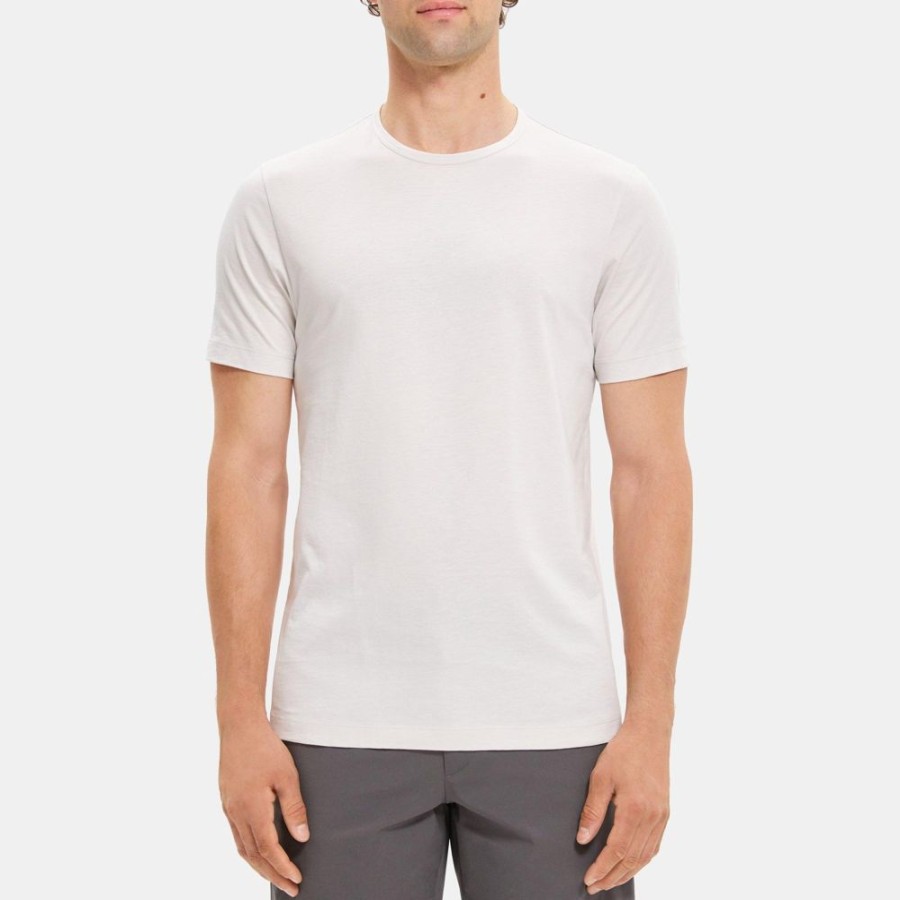 Men Theory Outlet | Short-Sleeve Crewneck Tee In Luxe Cotton