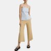 Women Theory Outlet | Tie-Back Top In Stretch Linen Breeze