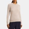 Women Theory Outlet | Crewneck Sweater In Cashmere Ash Mouline