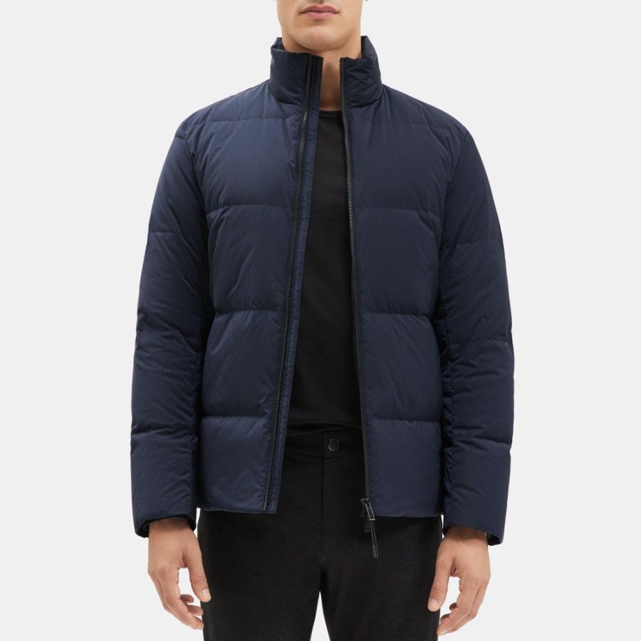 Men Theory Outlet | Puffer Jacket In City Poly Eclipse