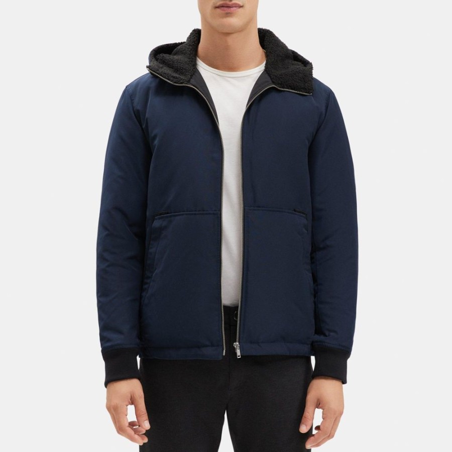 Men Theory Outlet | Hooded Puffer Jacket In Polyester