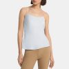 Women Theory Outlet | Elasticized Back Camisole In Washed Twill Breeze