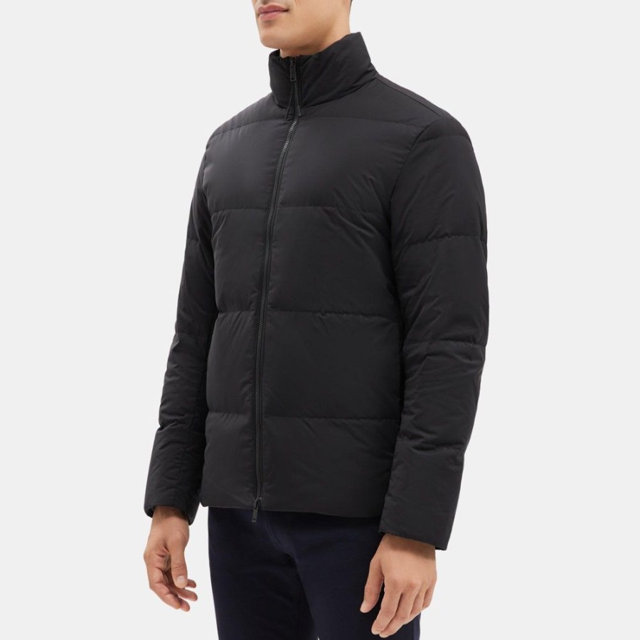 Men Theory Outlet | Puffer Jacket In City Poly Black