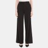 Women Theory Outlet | Wide-Leg Pant In Linen-Blend Black