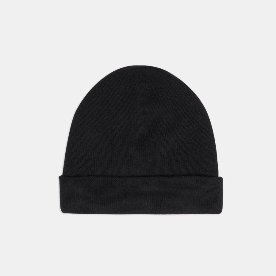 Women Theory Outlet | Beanie In Cashmere Black