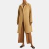 Women Theory Outlet | Relaxed Trench Coat In Double-Face Wool-Cashmere Camel