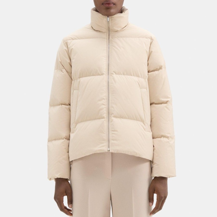 Women Theory Outlet | Puffer Jacket In City Poly