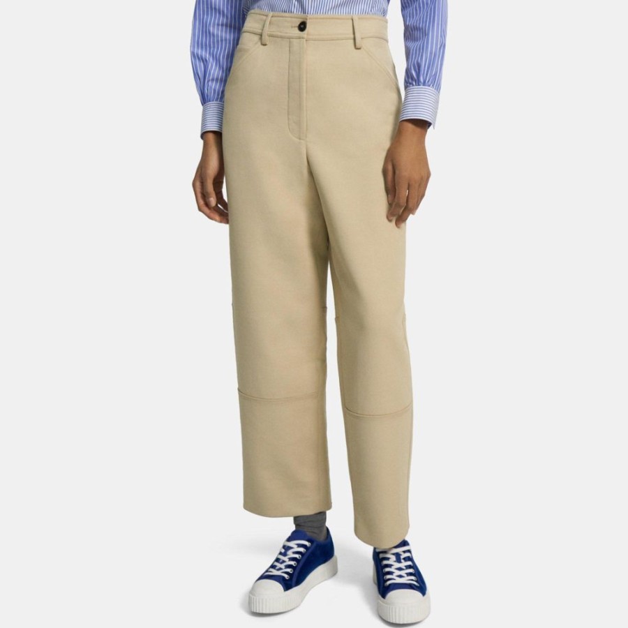 Women Theory Outlet | Cotton-Wool Twill Five-Pocket Pant