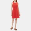 Women Theory Outlet | Sleeveless A-Line Dress In Crepe Poppy