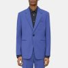 Men Theory Outlet | Wool Gabardine Blazer Bluefin