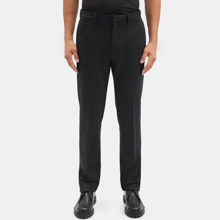 Men Theory Outlet | Slim-Fit Suit Pant In Ponte Black Multi