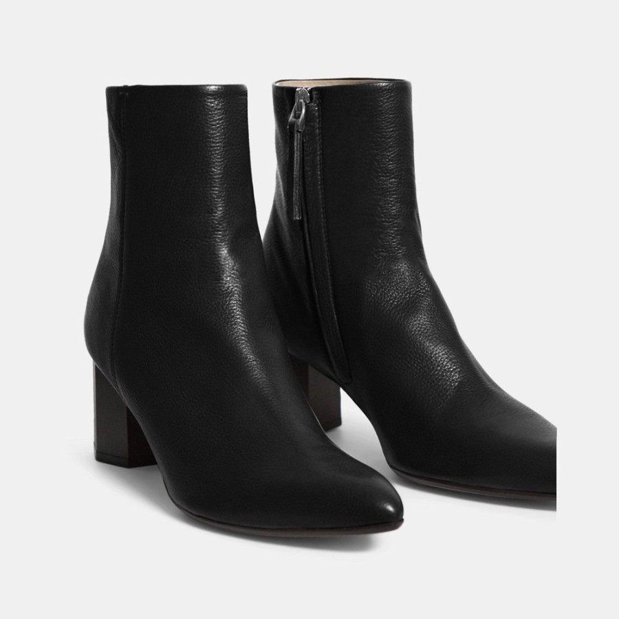 Women Theory Outlet | Ankle Bootie In Leather