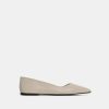 Women Theory Outlet | Closure Flat In Leather