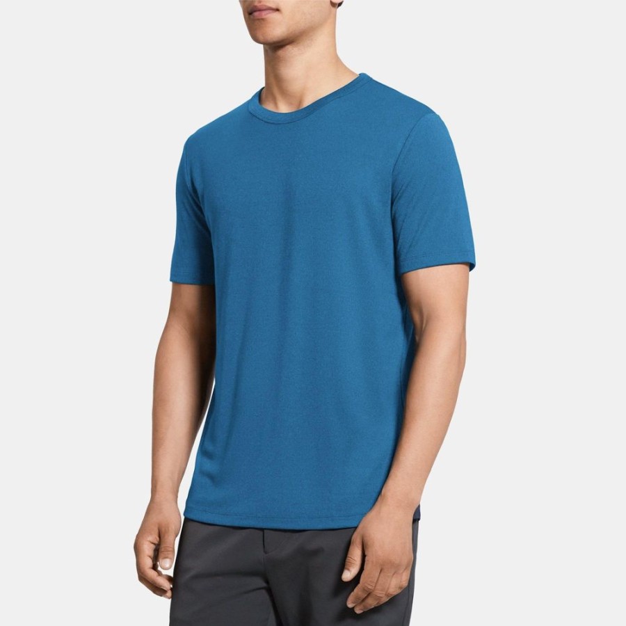 Men Theory Outlet | Essential Tee In Modal Jersey Midnight