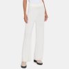 Women Theory Outlet | Easy Jogger Pant In Wool-Cashmere Ivory