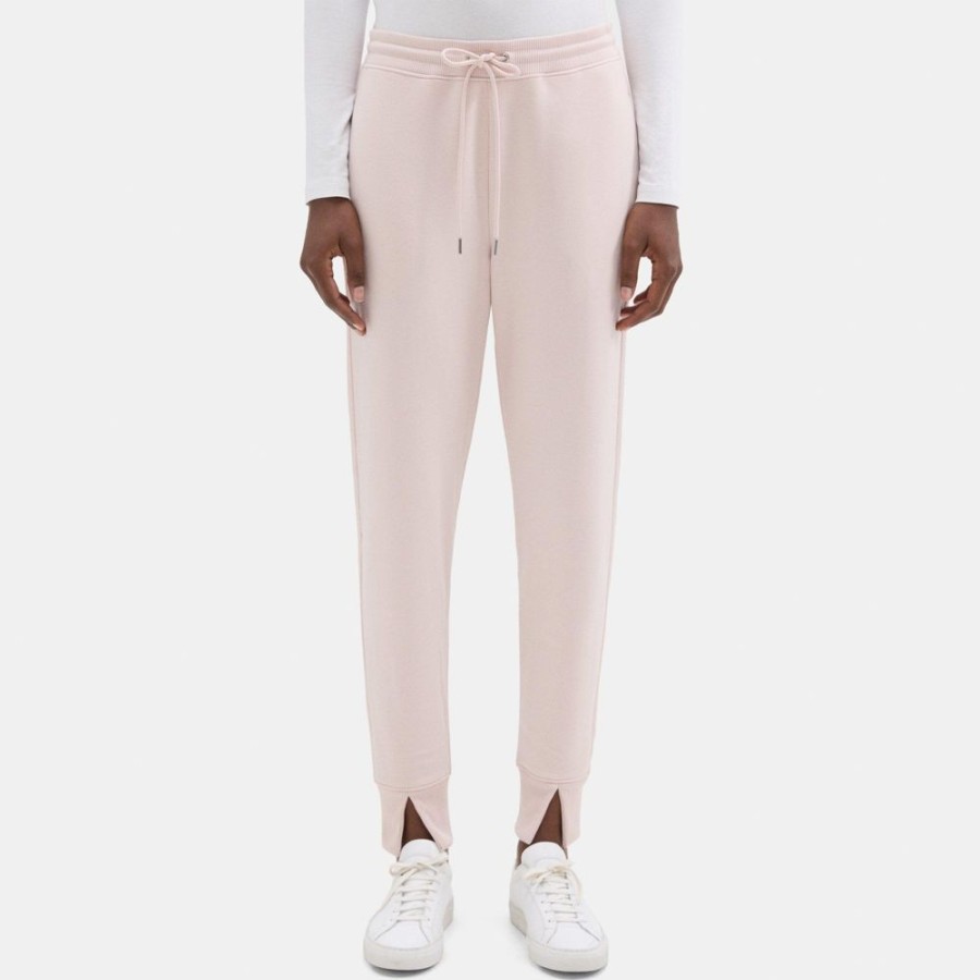 Women Theory Outlet | Jogger In Cloud Fleece Dried Petal