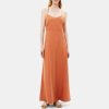 Women Theory Outlet | Cross-Back Dress In Linen Canyon