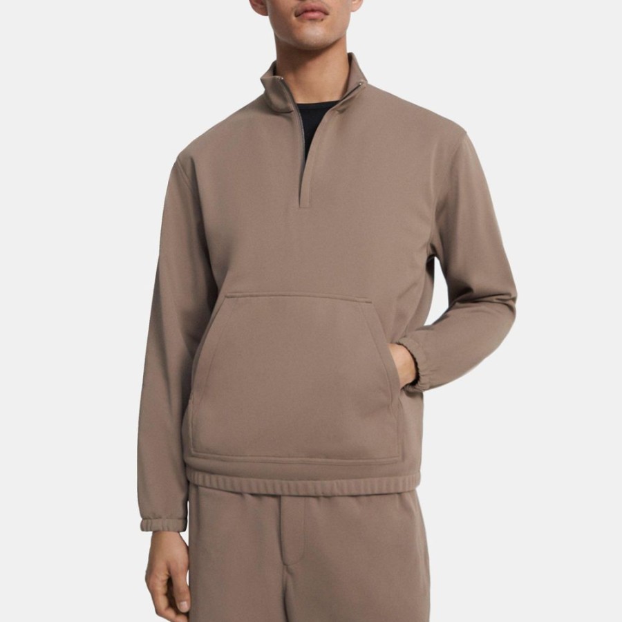 Men Theory Outlet | Half-Zip Sweater In Knit Blend