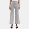 Women Theory Outlet | Wide-Leg Pant In Wool Flannel New Light Heather