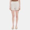 Women Theory Outlet | Pull-On Short In Cotton Sand Multi