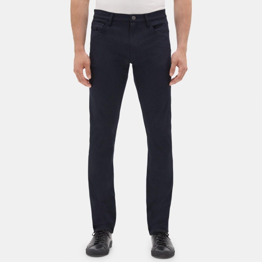 Men Theory Outlet | Slim-Fit Five-Pocket Jean In Tech Ponte Eclipse