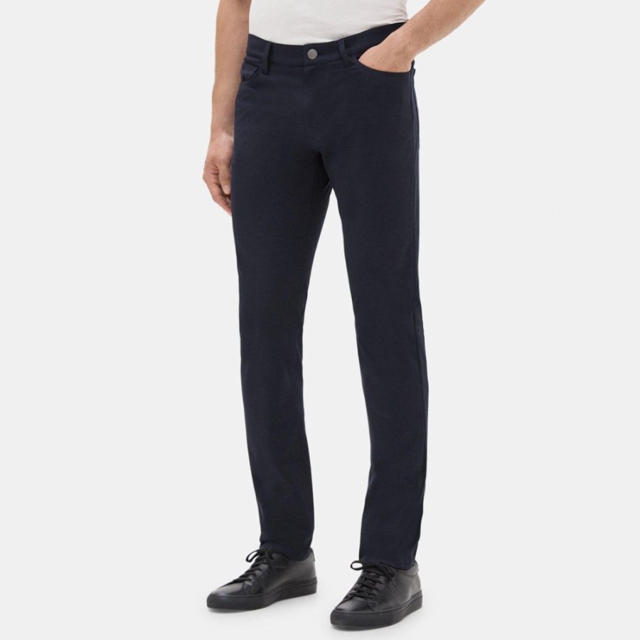 Men Theory Outlet | Slim-Fit Five-Pocket Jean In Tech Ponte Eclipse