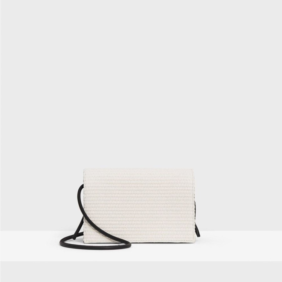 Women Theory Outlet | Flat Bag In Raffia White