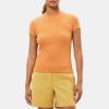 Women Theory Outlet | Tiny Tee In Ribbed Modal Cotton Canyon